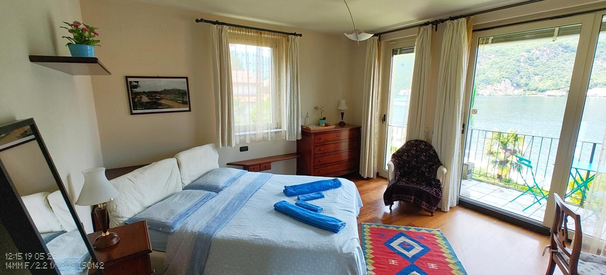 B&B Dolce Vista Al Lago Lugano Porto Ceresio Exterior photo